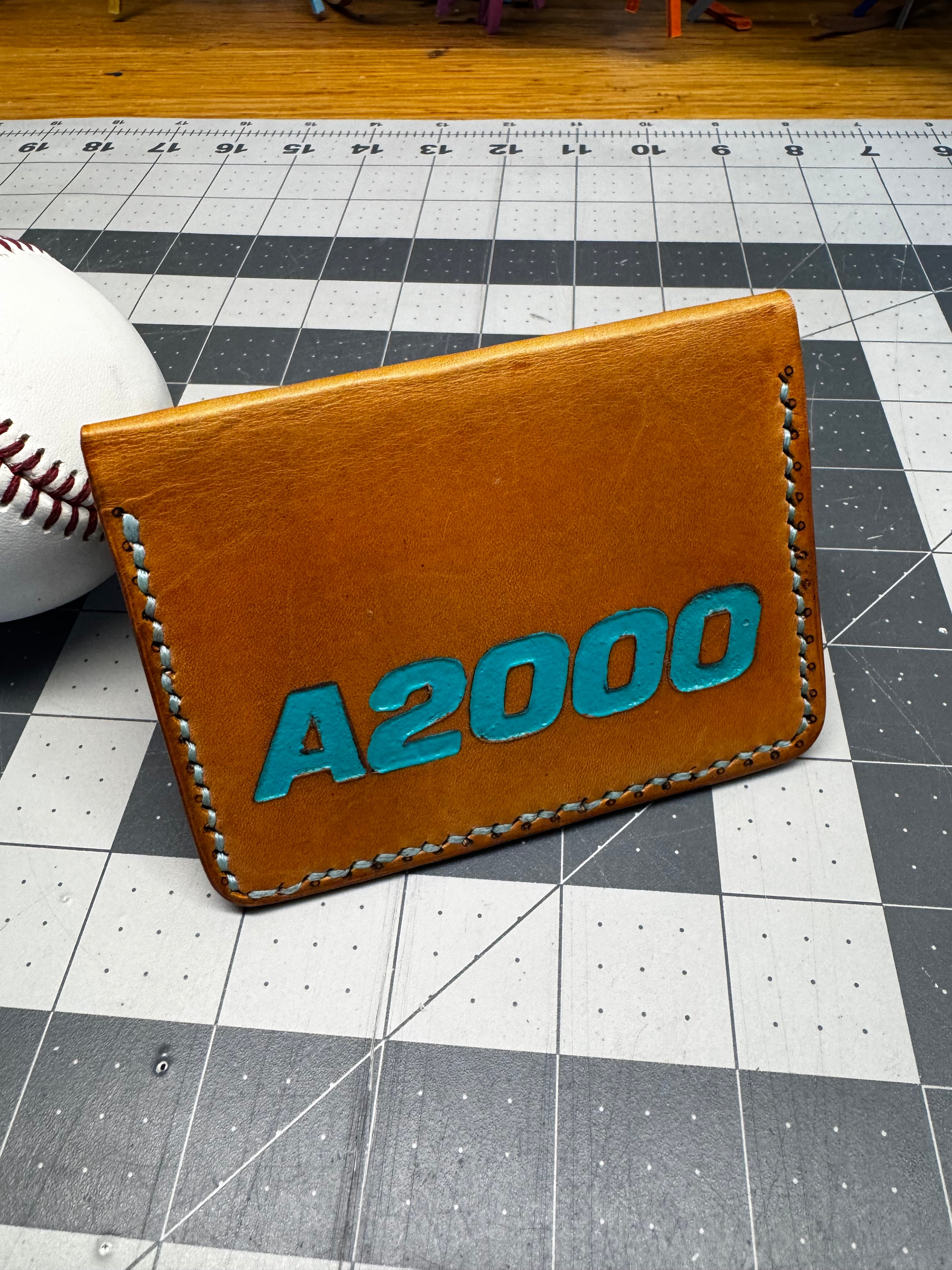 Handmade Wilson A2000 Baseball Glove Wallet