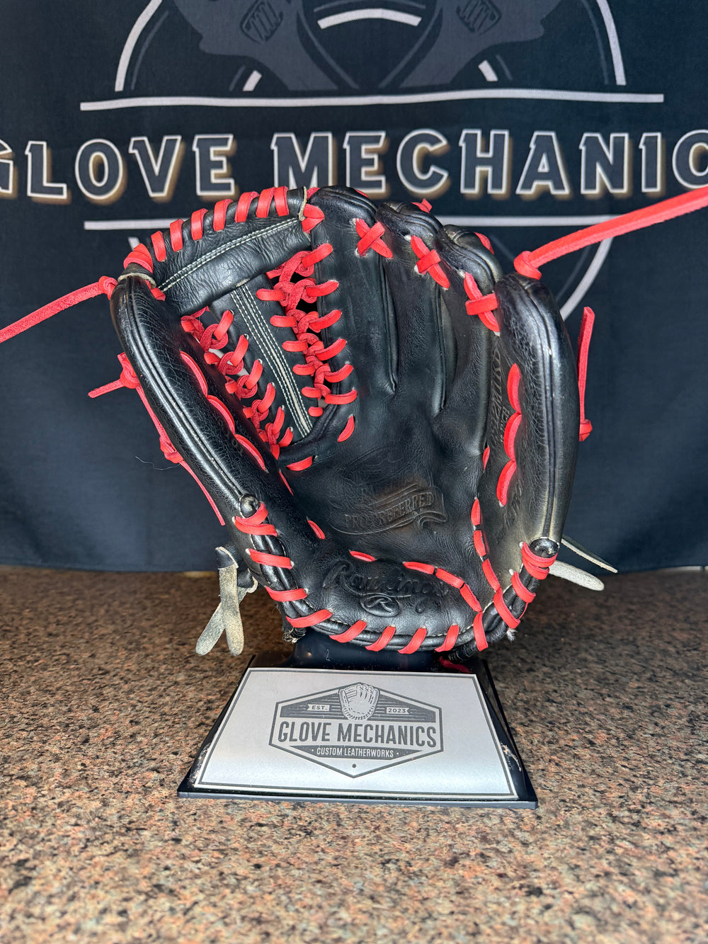 
            Rawlings Pro Preferred after Clean, Condition & Relace
          