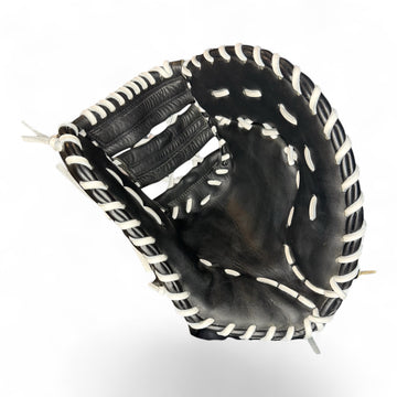 First base mitt cleaning, conditioning and relacing service example