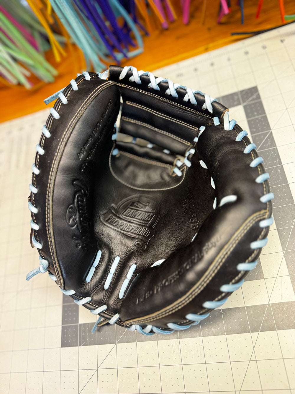 
            Rawlings Pro Preferred after Clean, Condition & Relace
          