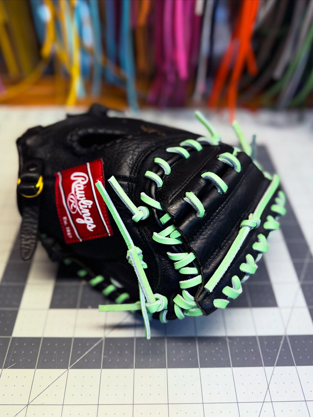 
            Rawlings Highlight Series after Clean, Condition & Relace
          