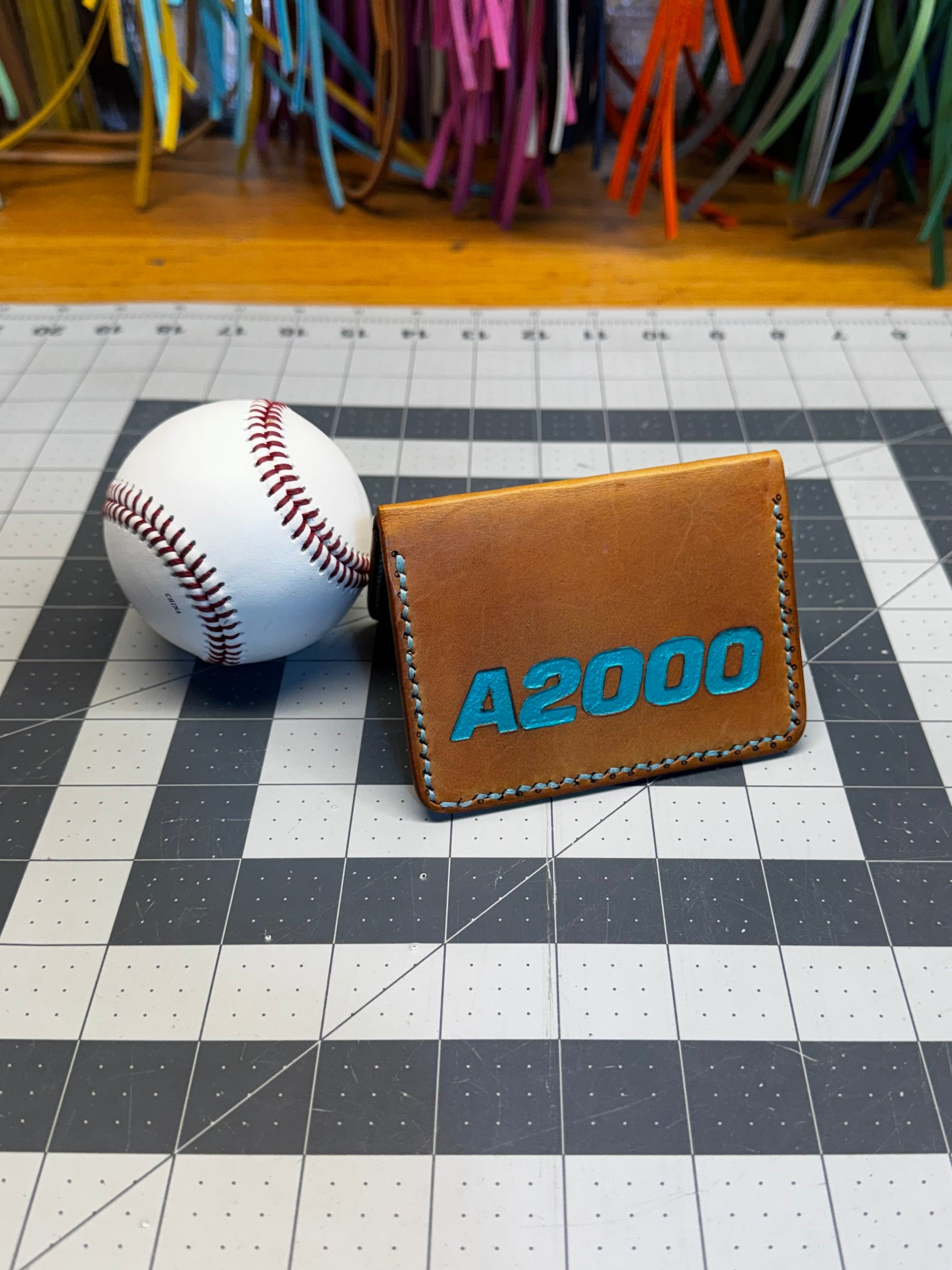 Handmade Wilson A2000 Baseball Glove Wallet