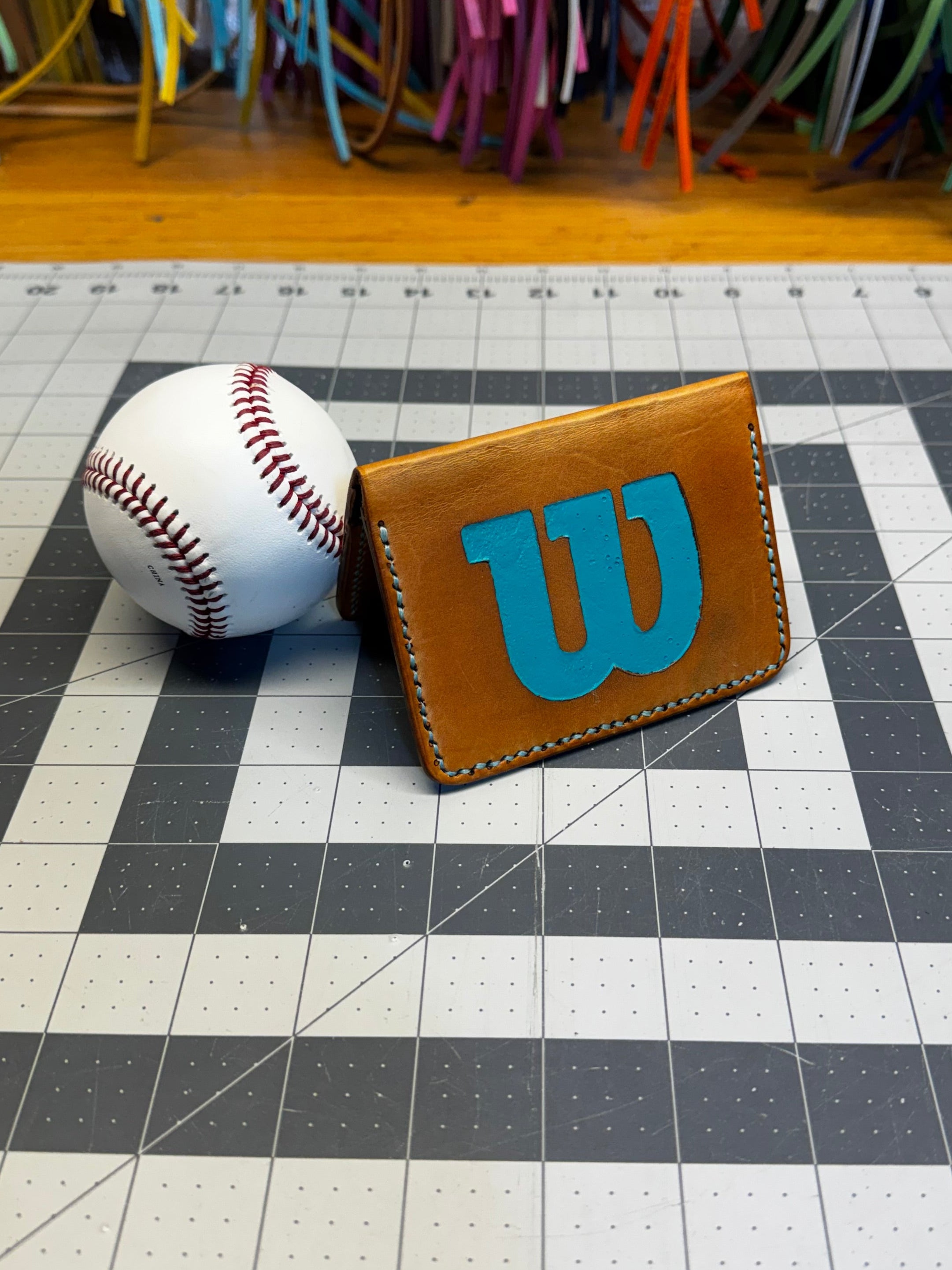 Handmade Wilson A2000 Baseball Glove Wallet