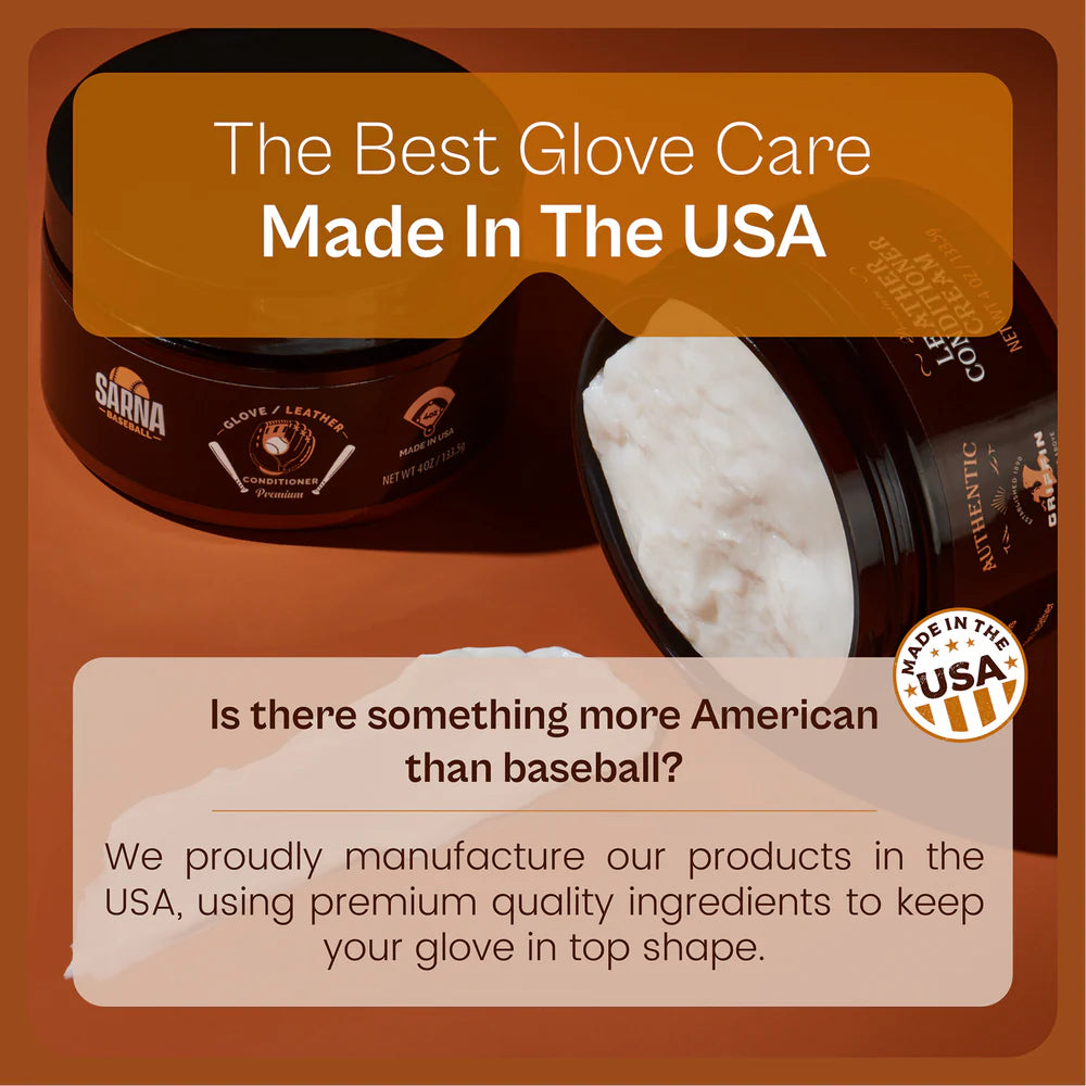Sarna Sports Baseball Glove Leather Conditioner Cream 4oz.