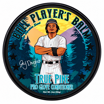 Ball Player's Balm True Pine scented baseball glove conditioner 2 oz